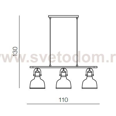 Подвесной светильник Azzardo Darling 3 line AZ2144