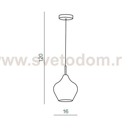 Подвесной светильник Azzardo Amber milano 1 AZ2148