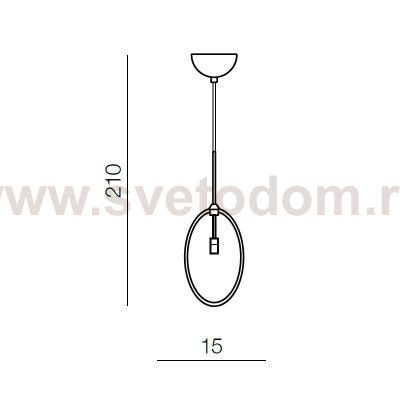 Подвесной светильник Azzardo Diana 1 AZ2150