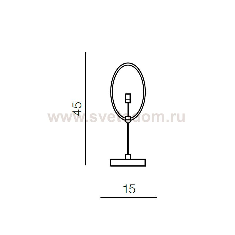 Настольная лампа Azzardo Diana table AZ2151