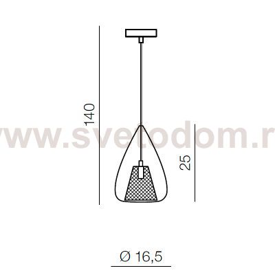 Подвесной светильник Azzardo Gordon 1 AZ2166