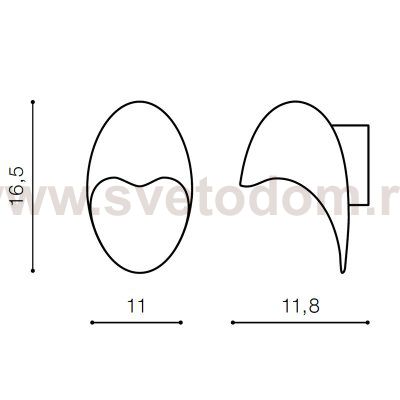 Настенный светильник Azzardo Matera wall AZ2184