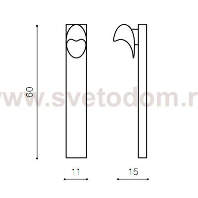 Уличный светильник Azzardo Matera 600 AZ2185
