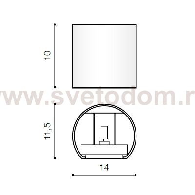 Настенный светильник Azzardo Leticia 2 LED AZ2188