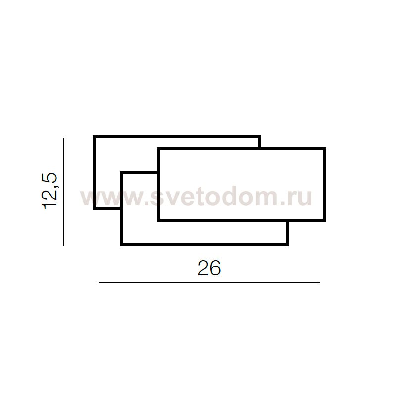 Настенный светильник Azzardo Clover square AZ2199