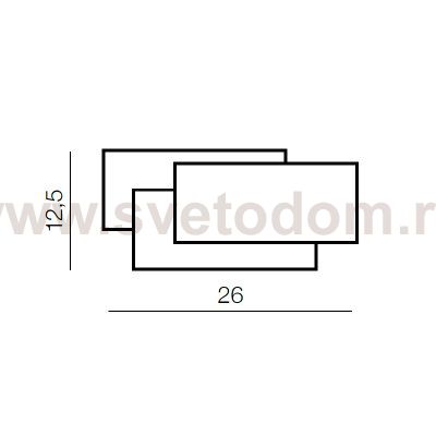 Настенный светильник Azzardo Clover square AZ2199