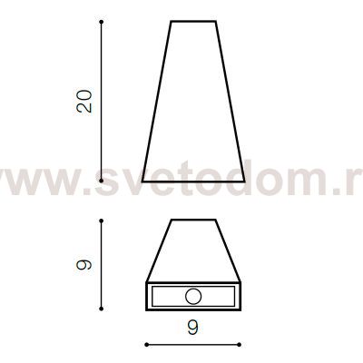 Настенный светильник Azzardo Zita XL AZ2200