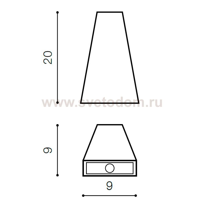 Настенный светильник Azzardo Zita XL AZ2201