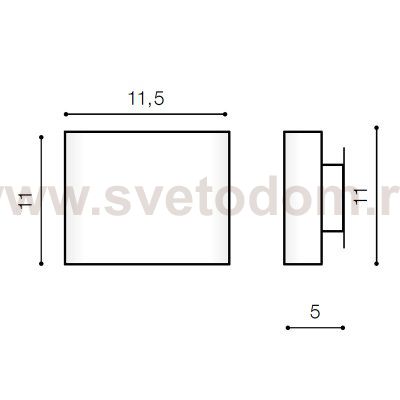 Настенный светильник Azzardo Vigo AZ2203