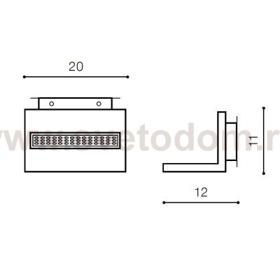 Настенный светильник Azzardo Latona AZ2204