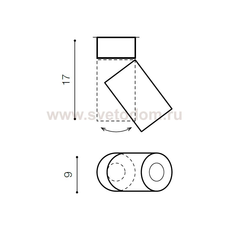 Спот Azzardo Siena 10 AZ2215