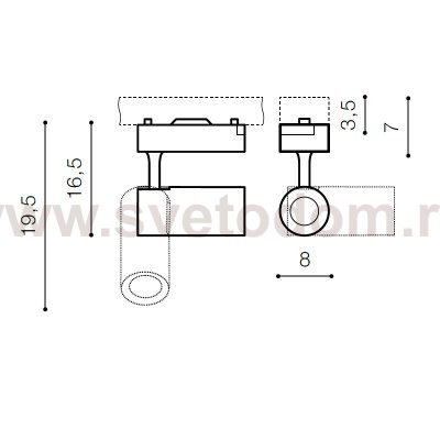 Трековый светильник Azzardo Tivoli 4000K AZ2225