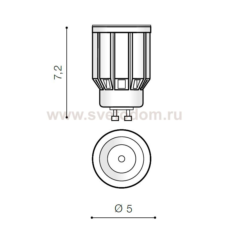 Лампа светодиодная Azzardo Elegant bulb 3000K AZ2227