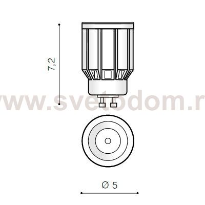 Лампа светодиодная Azzardo Elegant bulb 4000K AZ2228