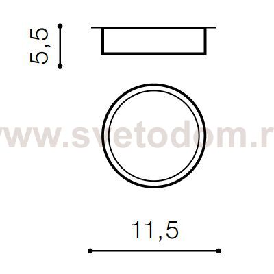 Накладной светильник  Azzardo Monza R 12 AZ2257