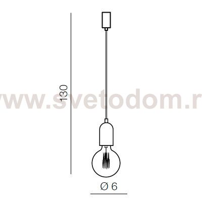 Подвесной светильник Azzardo Volta 1 AZ2384