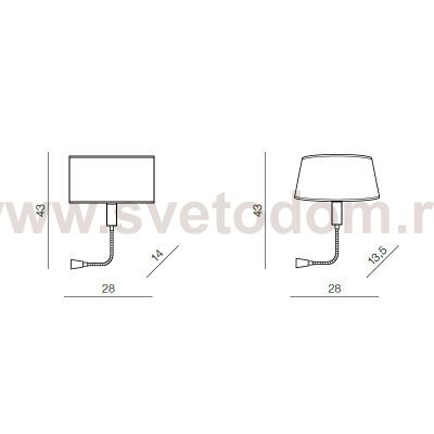 Настенный светильник Azzardo Amadeo lambody LED AZ2418