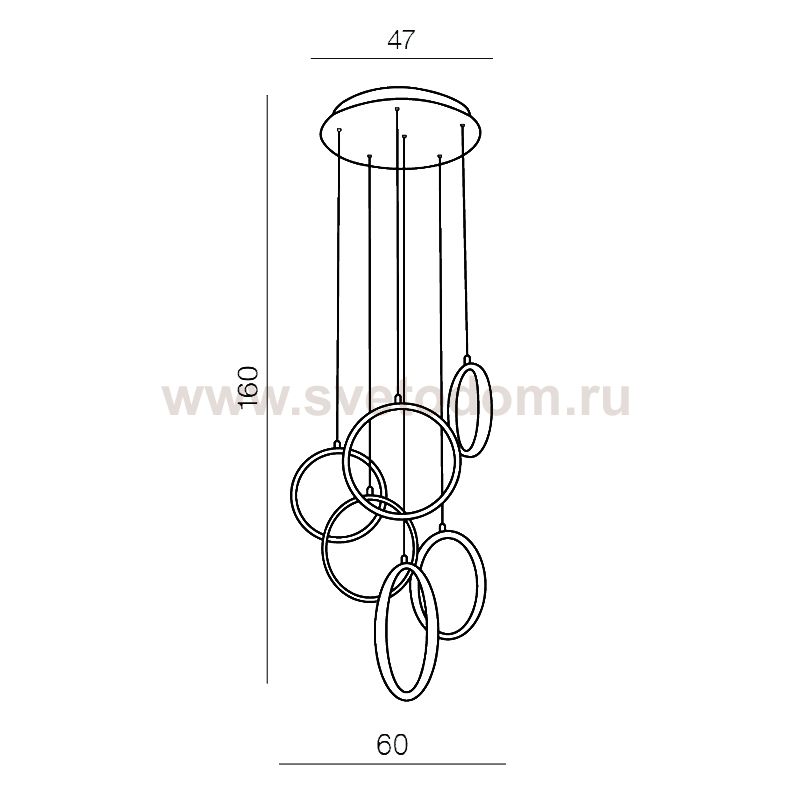 Подвесная люстра Azzardo Olimp AZ2450
