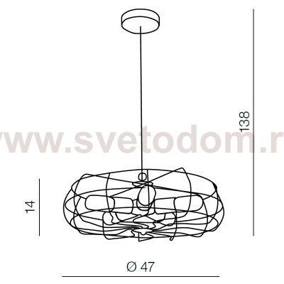 Подвесная люстра Azzardo Fan pendant AZ2532