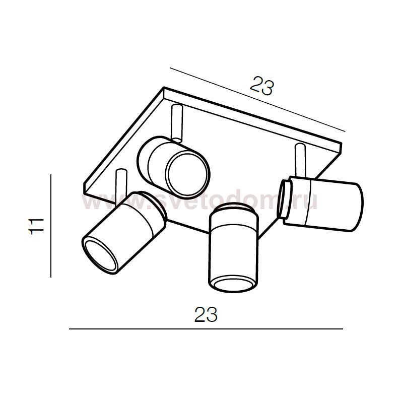 Спот Azzardo Noemie 4 AZ2557
