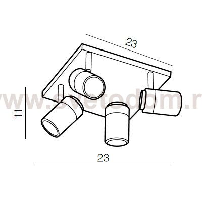 Спот Azzardo Noemie 4 AZ2557