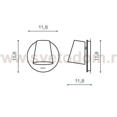 Настенный светильник Azzardo Ramona 1 Switch AZ2566