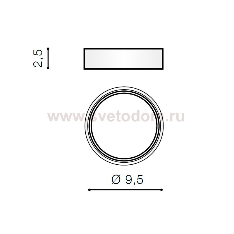 Кольцо для встраиваемого светильника Azzardo Adamo Ring AZ2567