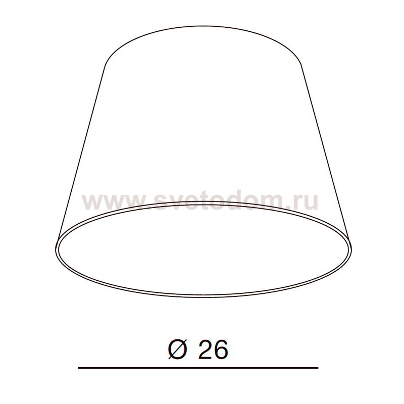 Абажур Azzardo Shade ZF 26 AZ2600