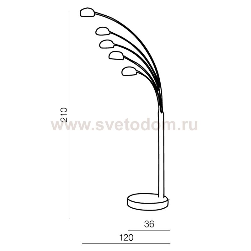 Торшер Azzardo Palp AZ2620