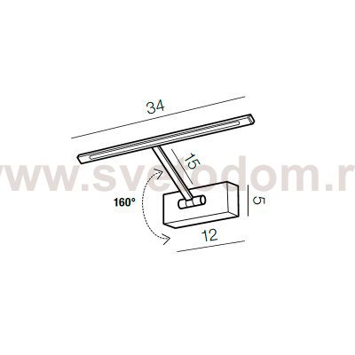 Подсветка для картин Azzardo Monalisa 34 AZ2640