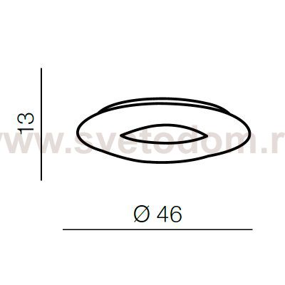 Потолочный светильник Azzardo Donut Top 46 CCT AZ2668