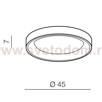 Потолочный светильник Azzardo Silvam 45 AZ2697