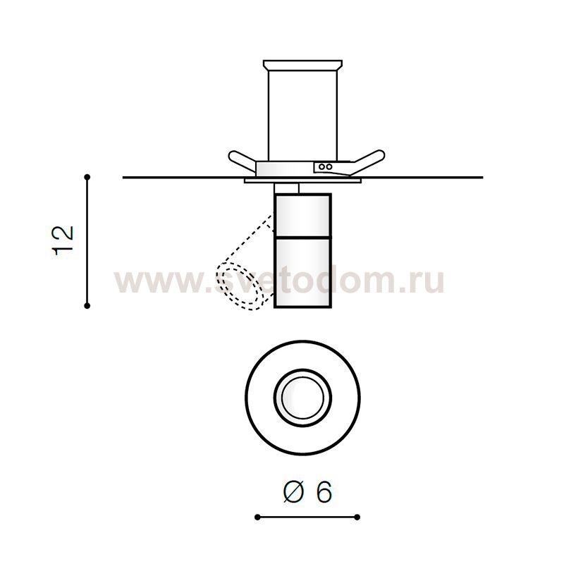 Встраиваемый светильник Azzardo Lina AZ2708