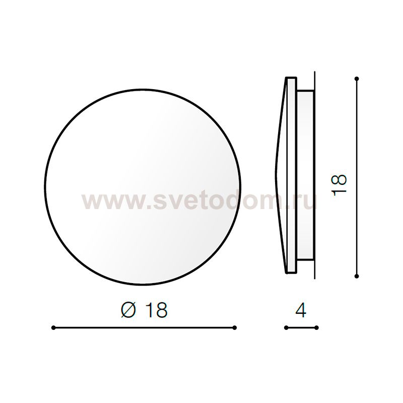 Настенный светильник Azzardo Ancona Wood M AZ2715