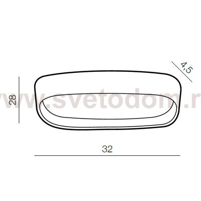 Накладной светильник  Azzardo Pienza 4000K AZ2718