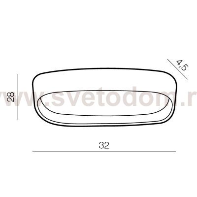 Накладной светильник  Azzardo Pienza 3000K AZ2721