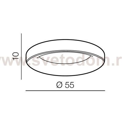 Потолочный светильник Azzardo Sovana Top 55 CCT AZ2724