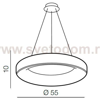 Подвесной светильник Azzardo Sovana Pendant 55 CCT AZ2728