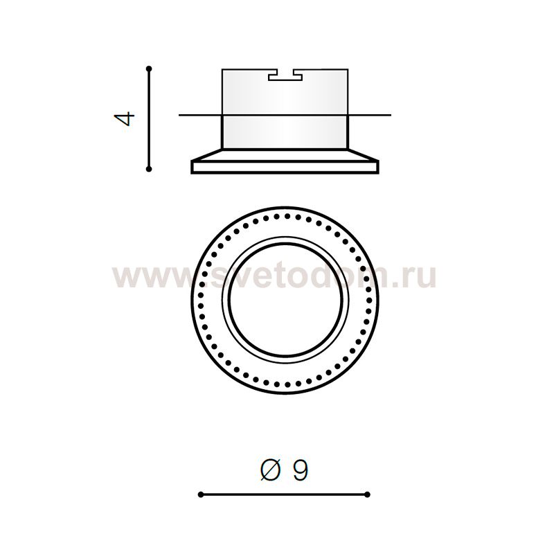 Встраиваемый светильник Azzardo Adamo Midst Diamond AZ2734
