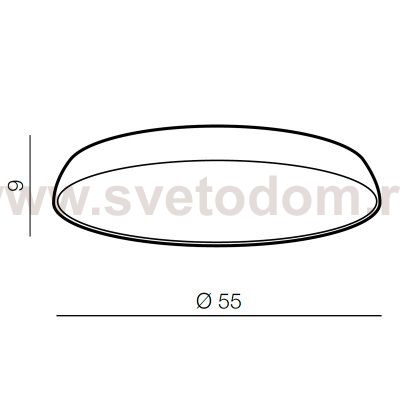 Накладной светильник  Azzardo Cortona 55 3000K AZ2741