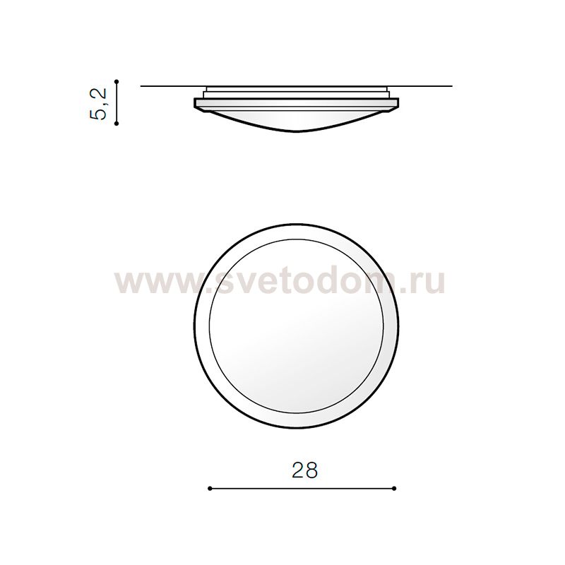 Накладной светильник  Azzardo Junona 28 AZ2747