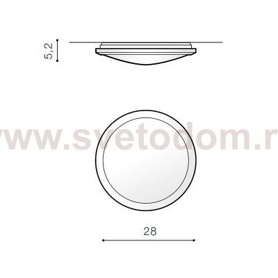 Накладной светильник  Azzardo Junona 28 AZ2747