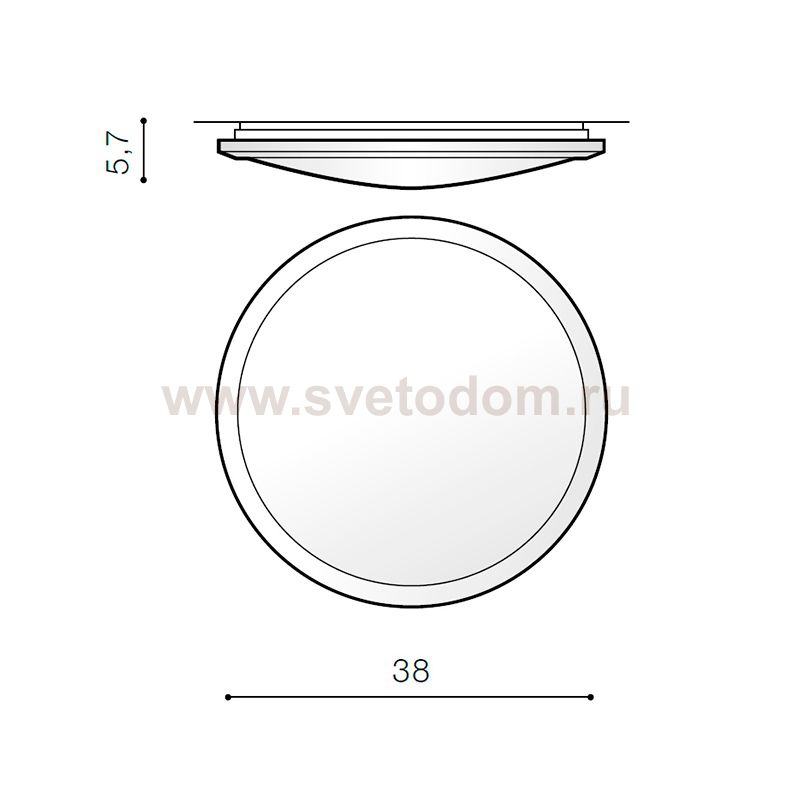 Накладной светильник  Azzardo Junona 38 AZ2751