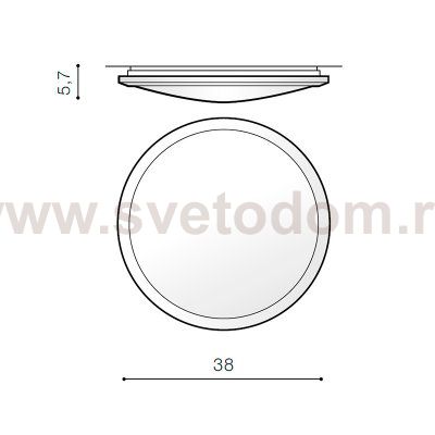 Накладной светильник  Azzardo Junona 38 AZ2751