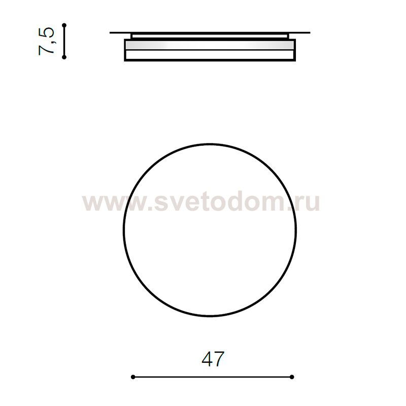 Накладной светильник  Azzardo Sona 47 CCT AZ2761