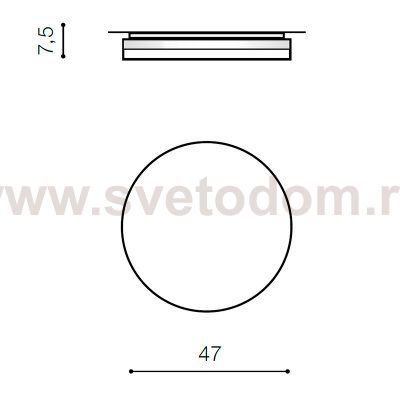 Накладной светильник  Azzardo Sona 47 CCT AZ2761