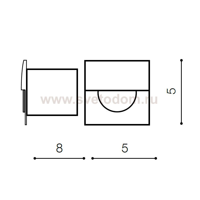 Встраиваемый светильник Azzardo Sane FI 40 AZ2765