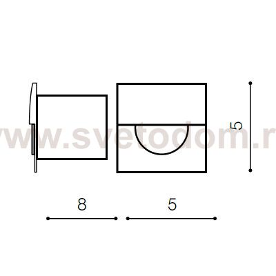 Встраиваемый светильник Azzardo Sane FI 40 AZ2767