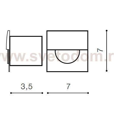 Встраиваемый светильник Azzardo Sane FI 60 AZ2768