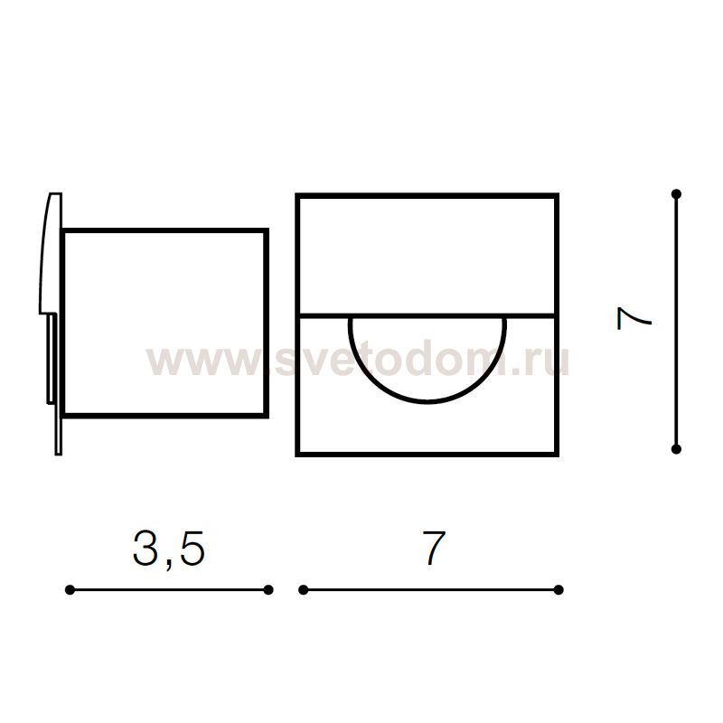 Встраиваемый светильник Azzardo Sane FI 60 AZ2771